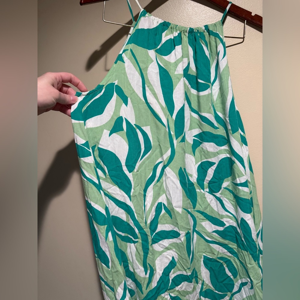Label of Love Tropical Print Maxi Dress Green Size small - Picture 2 of 10